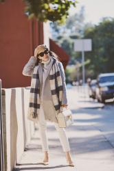 Winter Neutral Style: Max Mara Studio Coat & Nude Pumps