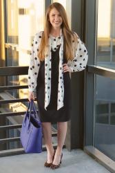 Polka Dots, Leopard + Hello Monday Linkup