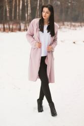 pink robe coat