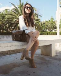 PAILLETES BLOUSE + FLUOR SHORTS