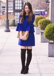 Bow Sleeve Dress