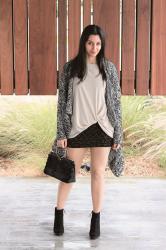 Look de Invierno con minifalda