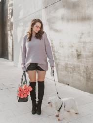 REMIX: 3 ways to style a Lavender Oversized Sweater