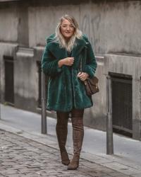 Green Faux Fur