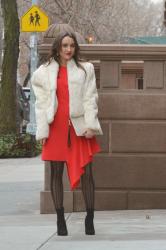 Red Milly Dress and Lips Clutch for Valentine's Day