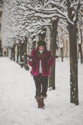 Paris sous la neige – Elodie in Paris