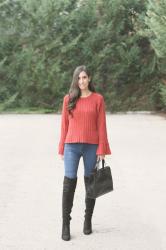 Flared Sleeve Jumper 