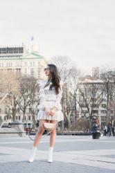 Spring Blooms :: Lace dress & Spring shoes