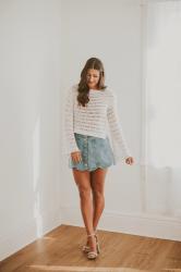 Open Stitch Sweater