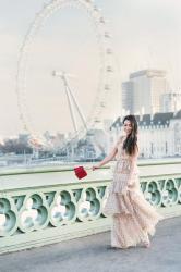 London Love :: Polka dot dress & Studded sandals
