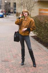 the perfect fringe jacket + thoughts on the instagram game