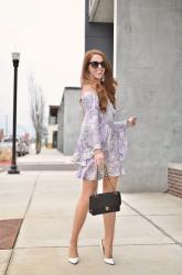 Lilac Floral Dress