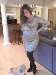 Gilded Dress-- Maternity and Non-Maternity Options! 