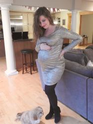 Gilded Dress-- Maternity and Non-Maternity Options!