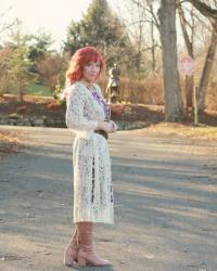 Floral Print Dress & Lace Duster: It’s The Little Things