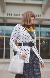 Monday Work Outfit - Polka Dots 