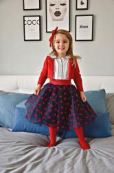 Hearts Princess: un MiniLook in blu e rosso