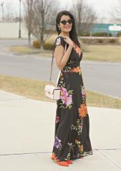 Spring Outfit Idea : Floral Maxi Dresses