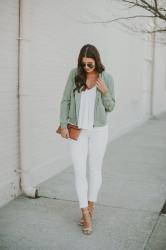 Green Bomber Jacket