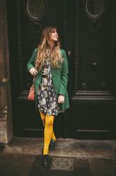 Outfit: rediscovering yellow tights