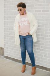 J. Crew Love First Graphic T-Shirt 