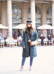 FAUX FUR COAT IN PARIS