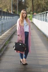 Pink trench