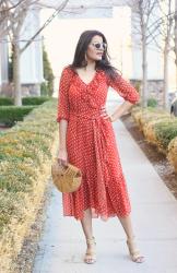 Spring Dresses For 2018 : Ruffle Wrap Dress