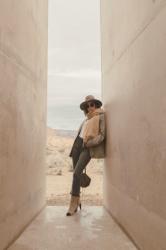 Rag and Bone Blazer with Chanel Boots in Utah