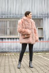 LOOK | Faux-Fur Coat