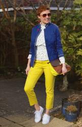 Blue Band Jacket & Yellow Trousers | What's happened to Boden? | Link Up!