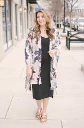 Maternity Kimono Outfit