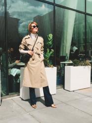 springing for trench coats