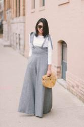 If you love high waisted wide-leg pants, this jumpsuit is for you + Nordstrom Giveaway