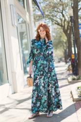 BOTANICAL PRINT DRESS