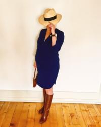 Pregnant and fashionable, 4 looks mi-saison