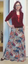 Last Velvet and Spring Floral Maxi