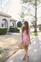 Pink Floral Dress