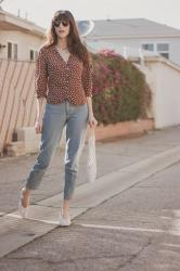 My New Favorite French Brand + Polka Dot Tops for Spring