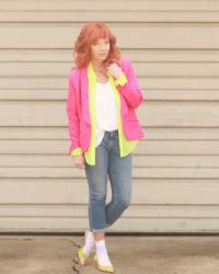 Yellow Floral Pumps & Pink Blazer: A Gentle Reminder