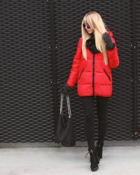 Red jacket