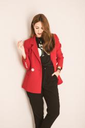 Red blazer