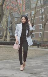 Look: Blazer e sapato Boysh