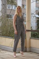 Checkered jumpsuit