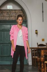 Primark pink summer coat