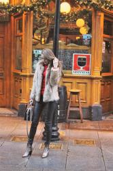 Dublin Streets :: Faux Fur Coat Outfit
