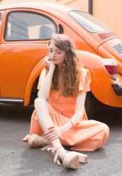 Retro Orange Creamsicle Dreams Editorial 