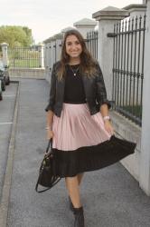 How to style: plisse skirt