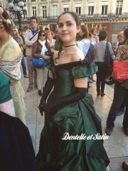 Opéra 2015 Green Bustle dress