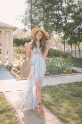 Striped Maxi Dress